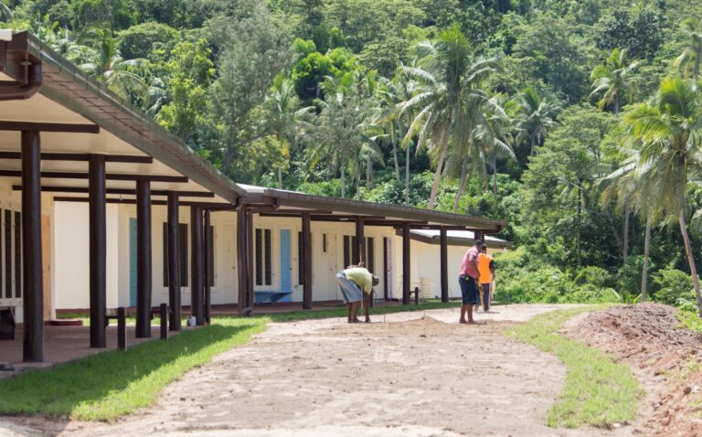 The new school / cyclone refuge is complete.