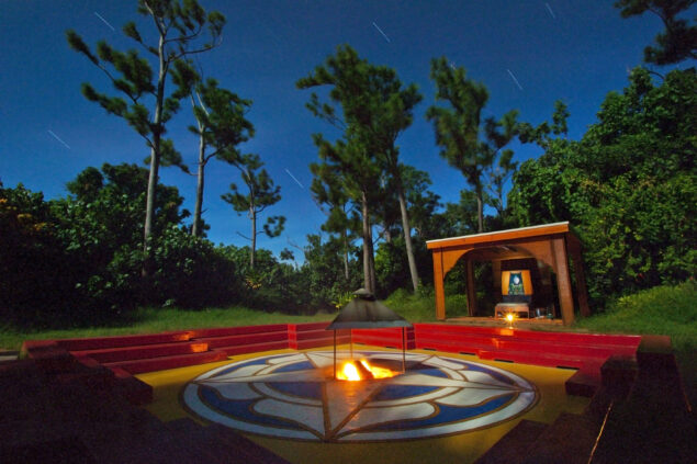 World-Blessing fire site