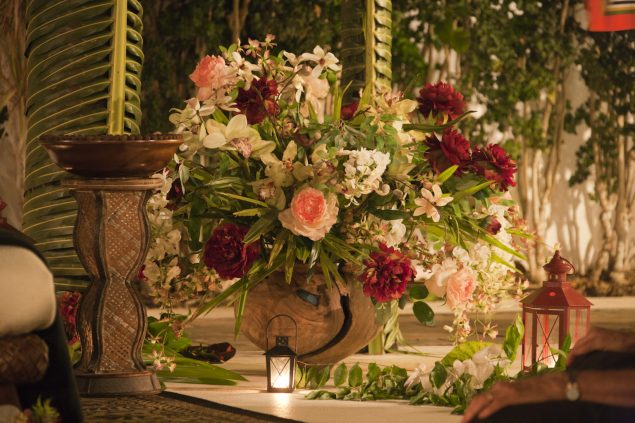 Adornment of flowers